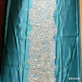 10pcs New Arrival Pearl and Sequined Floral Applique Fabric White Ceramic Beaded Floral Lace Patch for Bridal Wedding Dress and DIY Craft Supplies