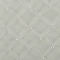 5 Meters New Spring/Summer Mesh Fabric with Rhombus Grid & Multi‑Color Bead Embroidery Lace for Evening Gowns, Wedding Dresses & Fashion Apparel