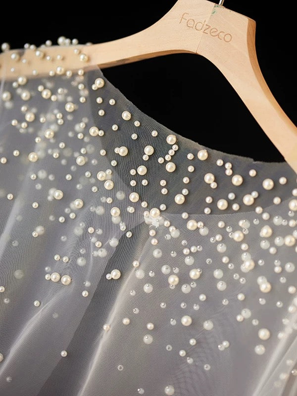 New Handmade Beaded Shawl, Versatile & Fashionable French Style Short Coat, Elegant Capelet for Cheongsam Dress
