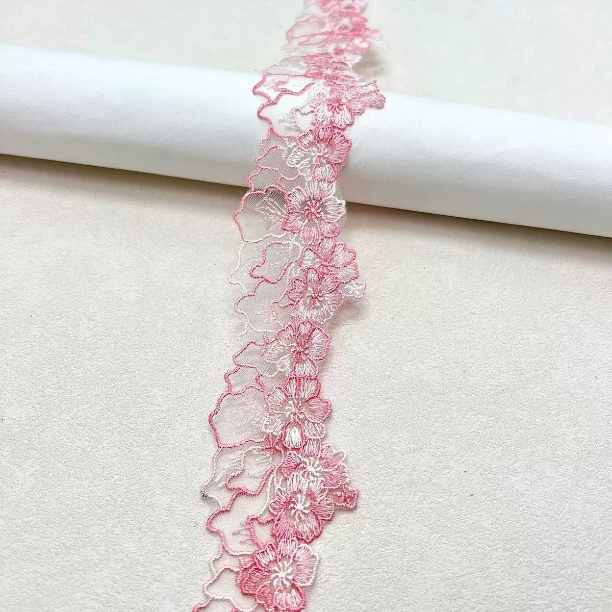 New Arrival Mesh Chinese Style Gold Embroidered Lace Trim, Hanfu Mesh Ribbon, Cheongsam Clothing Accessories