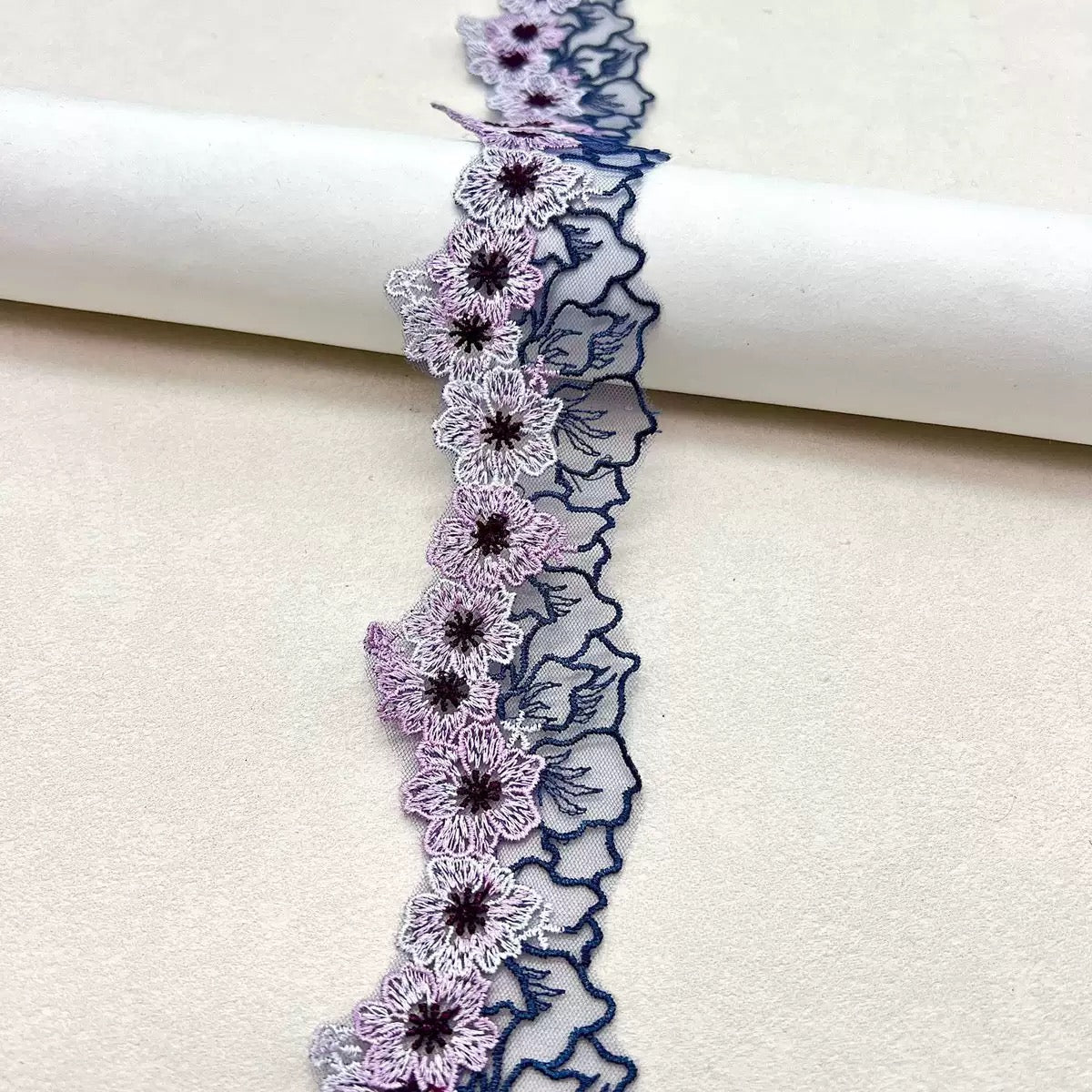 New Arrival Mesh Chinese Style Gold Embroidered Lace Trim, Hanfu Mesh Ribbon, Cheongsam Clothing Accessories